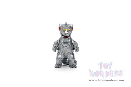 Jada Toys - Hollywood Rides | Nissan Skyline GT-R (R35) Ben Sopra with Mechagodzilla Diecast Figure "Godzilla" (2009, 1/24, diecast model car, Silver) 36285