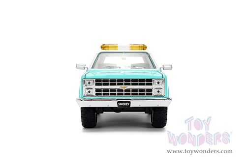 Jada Toys - Hollywood Rides | Chevrolet® Blazer with Smokey Bear™ Diecast Figure (1980, 1/24, diecast model car, Light Green) 36294