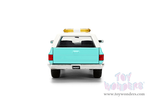 Jada Toys - Hollywood Rides | Chevrolet® Blazer with Smokey Bear™ Diecast Figure (1980, 1/24, diecast model car, Light Green) 36294