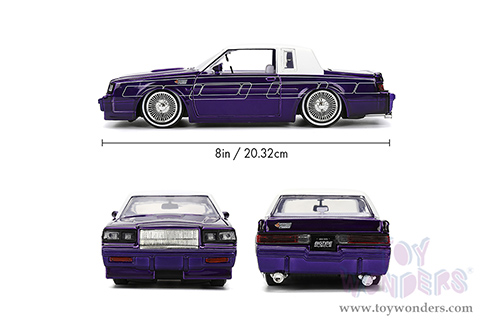 Jada Toys Bigtime Muscle - Buick® Grand National™ Hard Top (1987, 1/24 scale diecast model car, Candy Purple) 36343