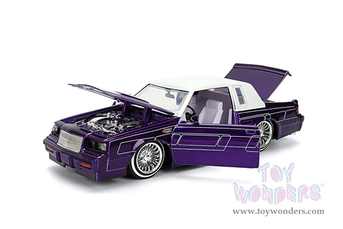 Jada Toys Bigtime Muscle - Buick® Grand National™ Hard Top (1987, 1/24 scale diecast model car, Candy Purple) 36343