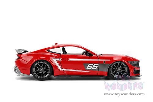 Jada Toys Bigtime Muscle - Ford Mustang Dark Horse #65 (2024, 1/24 scale diecast model car, Glossy Red) 36346