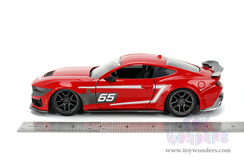 Jada Toys Bigtime Muscle - Ford Mustang Dark Horse #65 (2024, 1/24 scale diecast model car, Glossy Red) 36346