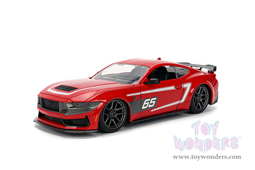 Jada Toys Bigtime Muscle - Ford Mustang Dark Horse #65 (2024, 1/24 scale diecast model car, Glossy Red) 36346