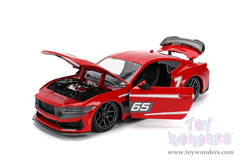 Jada Toys Bigtime Muscle - Ford Mustang Dark Horse #65 (2024, 1/24 scale diecast model car, Glossy Red) 36346