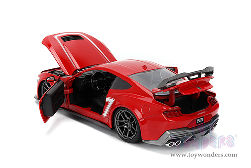 Jada Toys Bigtime Muscle - Ford Mustang Dark Horse #65 (2024, 1/24 scale diecast model car, Glossy Red) 36346