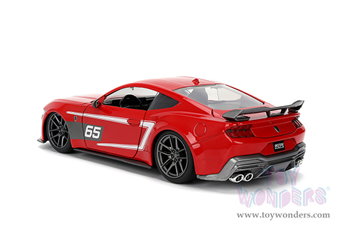 Jada Toys Bigtime Muscle - Ford Mustang Dark Horse #65 (2024, 1/24 scale diecast model car, Glossy Red) 36346