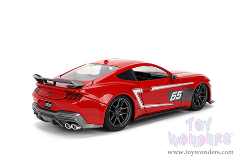 Jada Toys Bigtime Muscle - Ford Mustang Dark Horse #65 (2024, 1/24 scale diecast model car, Glossy Red) 36346