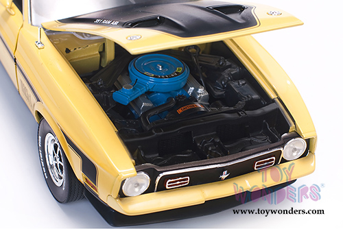 Sun Star USA - Ford Mustang MACH 1 Hardtop (1971, 1/18 scale diecast model car, Medium Bright Yellow) 3635YL