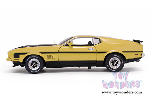 Sun Star USA - Ford Mustang MACH 1 Hardtop (1971, 1/18 scale diecast model car, Medium Bright Yellow) 3635YL