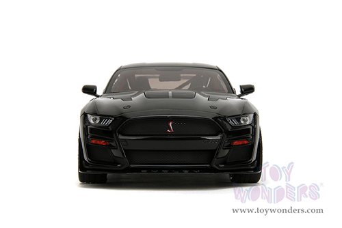 Jada Toys Pink Slips - Ford Shelby® GT500® "Code Red" with Display Base (2022, 1/18 scale diecast model car, Black) 36385