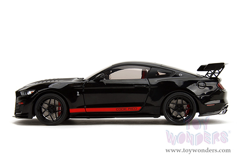 Jada Toys Pink Slips - Ford Shelby® GT500® "Code Red" with Display Base (2022, 1/18 scale diecast model car, Black) 36385