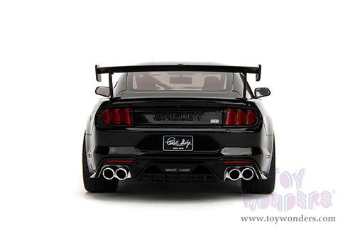 Jada Toys Pink Slips - Ford Shelby® GT500® "Code Red" with Display Base (2022, 1/18 scale diecast model car, Black) 36385