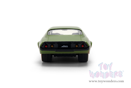 Jada Toys Fast & Furious - Chevrolet® Camaro® "F-Bomb" Dirty Version (1973, 1/32 scale diecast model car, Matte Green) 36393