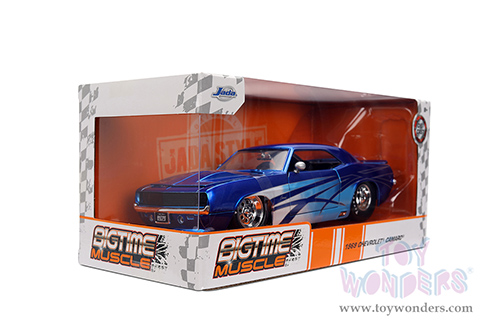 Jada Toys Bigtime Muscle - Chevrolet® Camaro® (1969, 1/24 scale diecast model car, Candy Blue) 36461