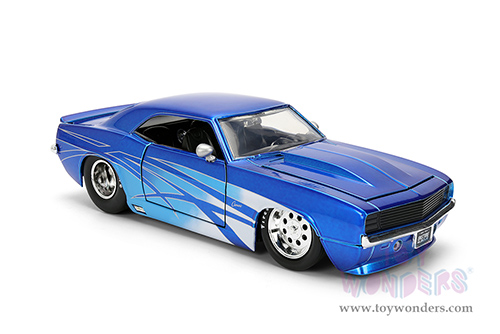 Jada Toys Bigtime Muscle - Chevrolet® Camaro® (1969, 1/24 scale diecast model car, Candy Blue) 36461