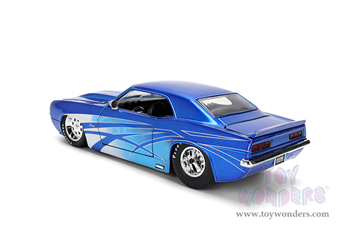 Jada Toys Bigtime Muscle - Chevrolet® Camaro® (1969, 1/24 scale diecast model car, Candy Blue) 36461