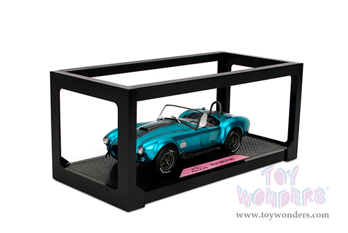 Jada Toys Pink Slips - Shelby® Cobra 427 MK2 with Display Base (1/18 scale diecast model car, Candy Teal) 36467