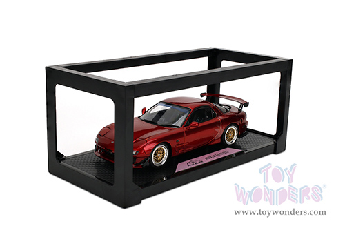 Jada Toys Pink Slips - Mazda RX7 Type RS (FD3S) with Display Base (1/18 scale diecast model car, Candy Red) 36471