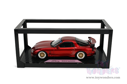 Jada Toys Pink Slips - Mazda RX7 Type RS (FD3S) with Display Base (1/18 scale diecast model car, Candy Red) 36471