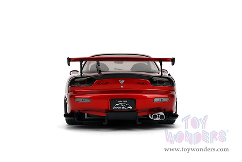 Jada Toys Pink Slips - Mazda RX7 Type RS (FD3S) with Display Base (1/18 scale diecast model car, Candy Red) 36471