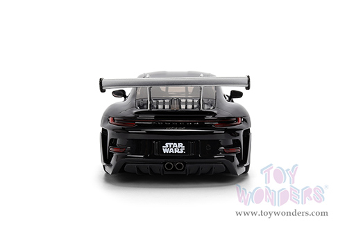 Jada Toys - Hollywood Rides |  Porsche 911 GT3 RS (992) with Darth Vader™ Diecast Figure "Star Wars" (1/24, diecast model car, Black/Silver) 36477