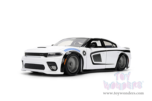 Jada Toys - Hollywood Rides |  Dodge Charger SRT Hellcat with Stormtrooper™ Diecast Figure "Star Wars" (2021, 1/24, diecast model car, White) 36478