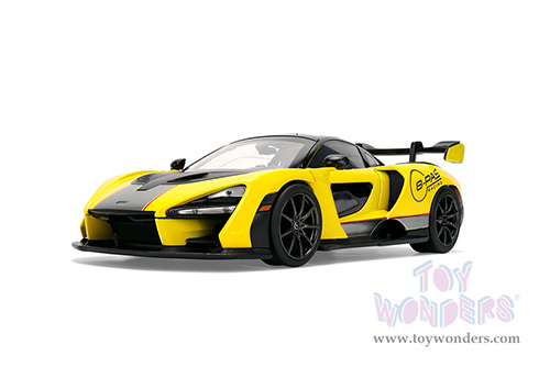 Jada Toys Hyper-Spec - McLaren Senna "8-PAS Racing" (1/24, diecast model car, Yellow/Black) 36484