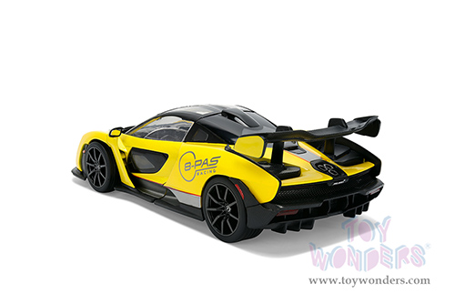 Jada Toys Hyper-Spec - McLaren Senna "8-PAS Racing" (1/24, diecast model car, Yellow/Black) 36484