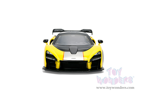Jada Toys Hyper-Spec - McLaren Senna "8-PAS Racing" (1/24, diecast model car, Yellow/Black) 36484