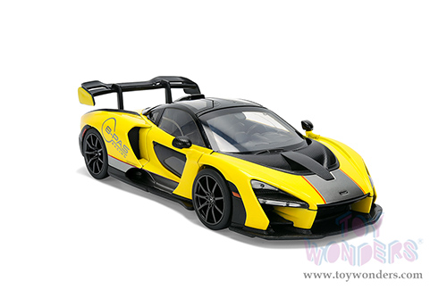 Jada Toys Hyper-Spec - McLaren Senna "8-PAS Racing" (1/24, diecast model car, Yellow/Black) 36484