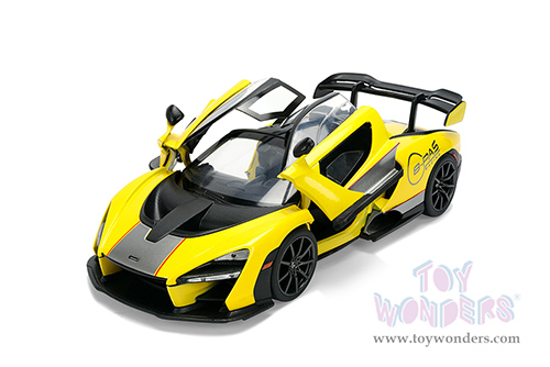 Jada Toys Hyper-Spec - McLaren Senna "8-PAS Racing" (1/24, diecast model car, Yellow/Black) 36484