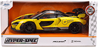 Jada Toys Hyper-Spec - McLaren Senna "8-PAS Racing" (1/24, diecast model car, Yellow/Black) 36484; 