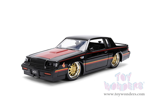 Jada Toys Bigtime Muscles - Buick® Grand National™ Hard Top (1987, 1/24 scale diecast model car, Black/Red) 36586