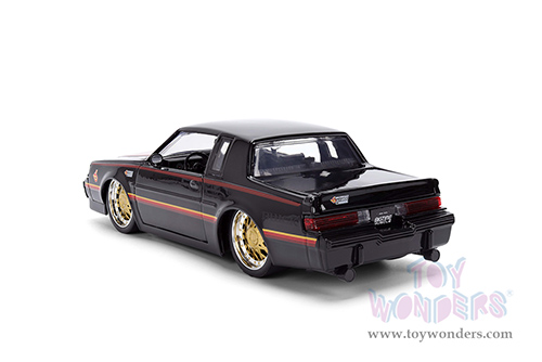 Jada Toys Bigtime Muscles - Buick® Grand National™ Hard Top (1987, 1/24 scale diecast model car, Black/Red) 36586