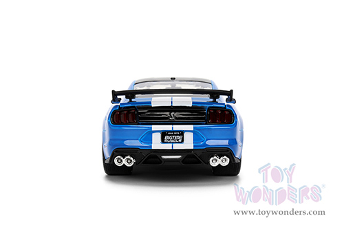 Jada Toys Bigtime Muscle - Ford Mustang Shelby® GT500® #65 "Ford Performance" (2020, 1/24 scale diecast model car, Blue/White stripes) 36587