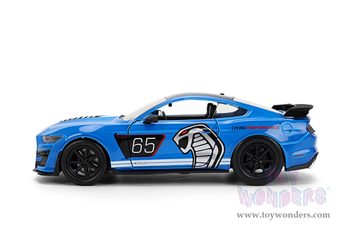 Jada Toys Bigtime Muscle - Ford Mustang Shelby® GT500® #65 "Ford Performance" (2020, 1/24 scale diecast model car, Blue/White stripes) 36587