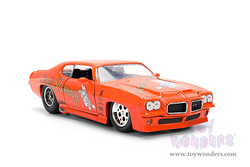 Jada Toys Bigtime Muscle - Pontiac® GTO® "Goat's Revenge" (1971, 1/24 scale diecast model car, Orange) 36591