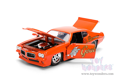 Jada Toys Bigtime Muscle - Pontiac® GTO® "Goat's Revenge" (1971, 1/24 scale diecast model car, Orange) 36591