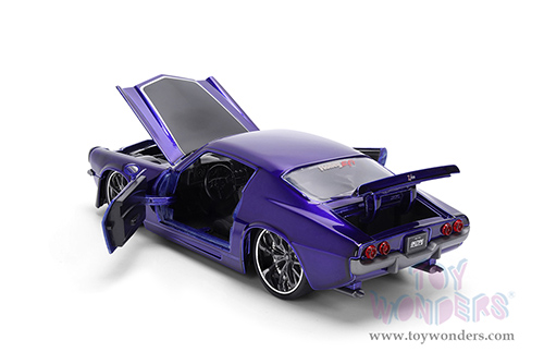 Jada Toys Bigtime Muscle - Chevrolet® Camaro® Z28 (1971, 1/24 scale diecast model car, Purple) 36592