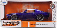 Show product details for Jada Toys Bigtime Muscle - Chevrolet® Camaro® Z28 (1971, 1/24 scale diecast model car, Purple) 36592
