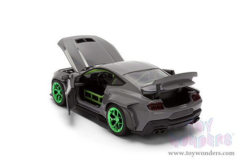 Jada Toys Bigtime Muscle - Ford Mustang RTR (2024, 1/24 scale diecast model car, Glossy Gray) 36593