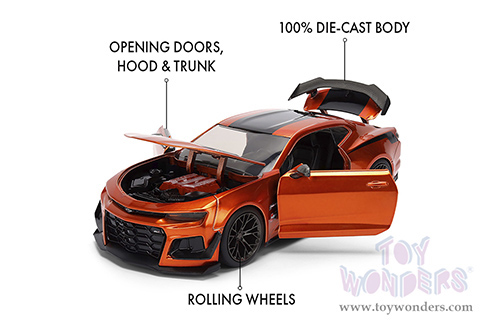 Jada Toys Bigtime Muscle - Chevrolet® Camaro® ZL1 1LE (2024, 1/24 scale diecast model car, Candy Copper) 36596