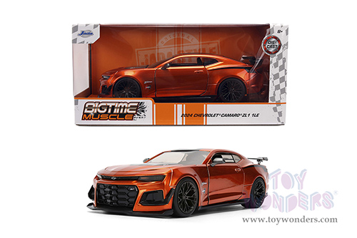 Jada Toys Bigtime Muscle - Chevrolet® Camaro® ZL1 1LE (2024, 1/24 scale diecast model car, Candy Copper) 36596