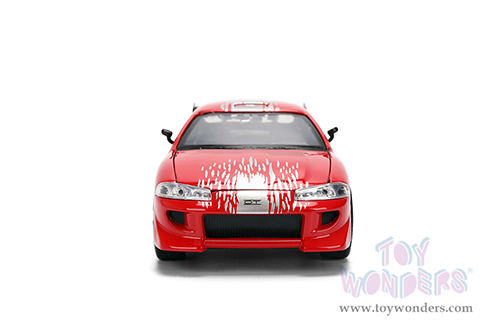 Jada Toys Fast & Furious - Brian's Mitsubishi Eclipse Remix (1/24 scale diecast model car, Red) 36815