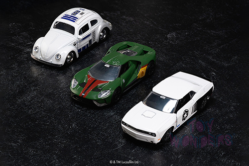 Jada Toys - Hollywood Rides | Ford GT Boba Fett "Star Wars" (2017, 1/32 scale diecast model car, Dark Green) 36916