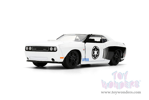 Jada Toys - Hollywood Rides | Dodge Challenger SRT8 Stormtrooper "Star Wars" (2012, 1/32 scale diecast model car, White) 36915