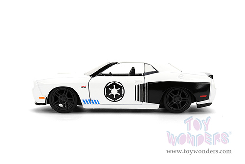 Jada Toys - Hollywood Rides | Dodge Challenger SRT8 Stormtrooper "Star Wars" (2012, 1/32 scale diecast model car, White) 36915
