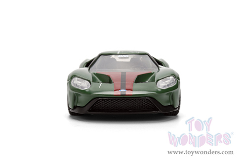 Jada Toys - Hollywood Rides | Ford GT Boba Fett "Star Wars" (2017, 1/32 scale diecast model car, Dark Green) 36916