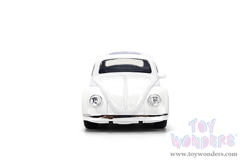 Jada Toys - Hollywood Rides | Volkswagen Beetle R2-D2 "Star Wars" (1959, 1/32 scale diecast model car, White) 36982
